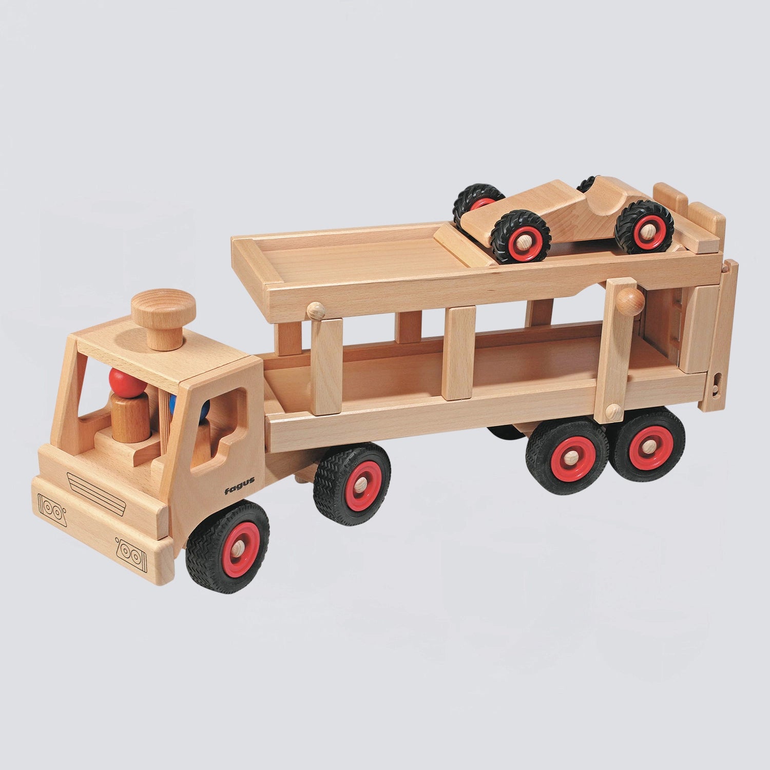 bio kinder spielzeug fagus Autotransporter · Bio Spielzeug