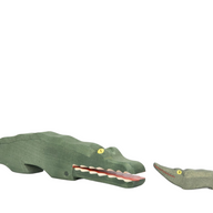 Ostheimer Holzfigur Krokodil