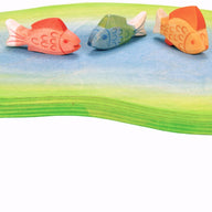 Ostheimer Holzfigur Fisch rot