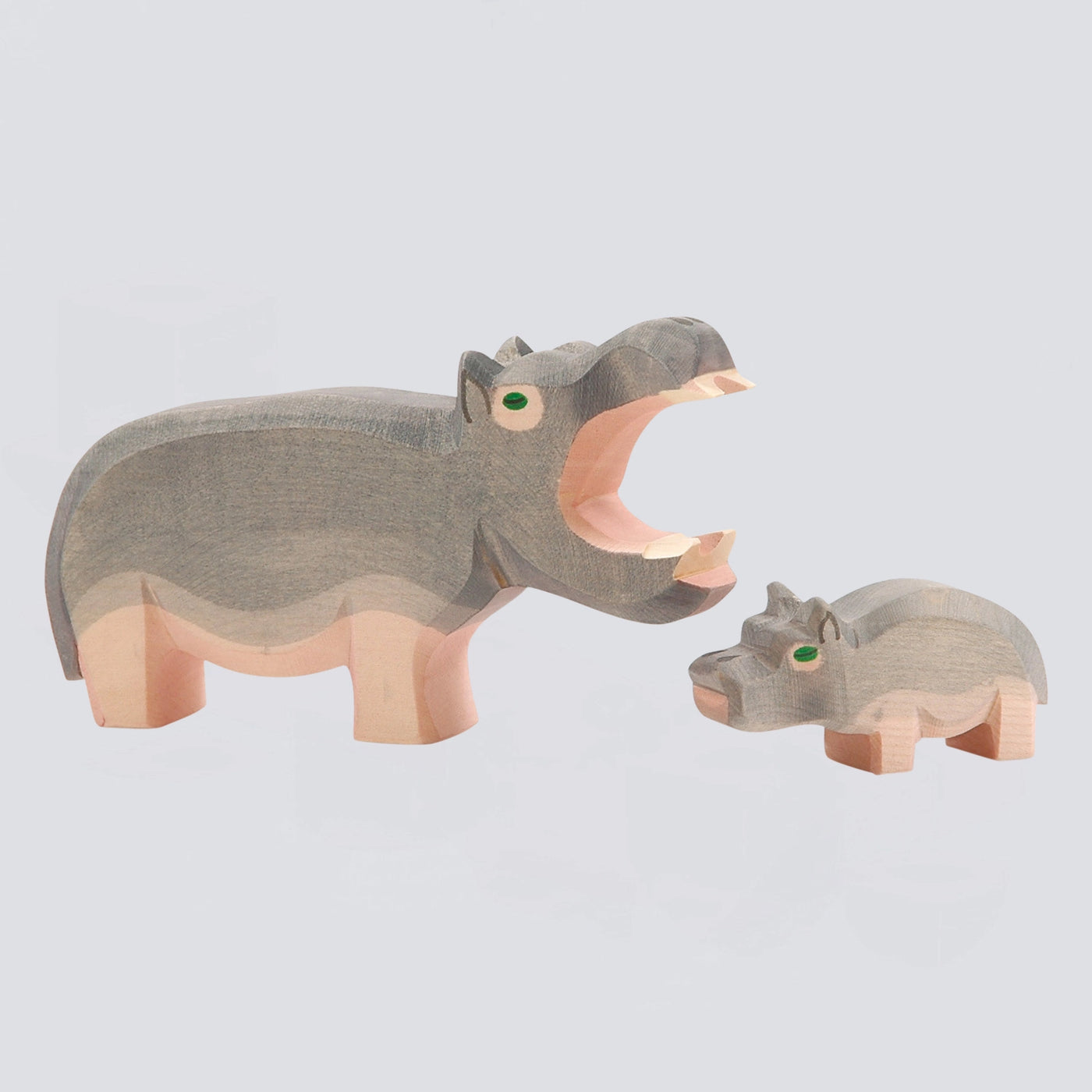 Ostheimer Holzfigur Nilpferd klein