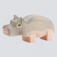 Ostheimer Holzfigur Nilpferd klein