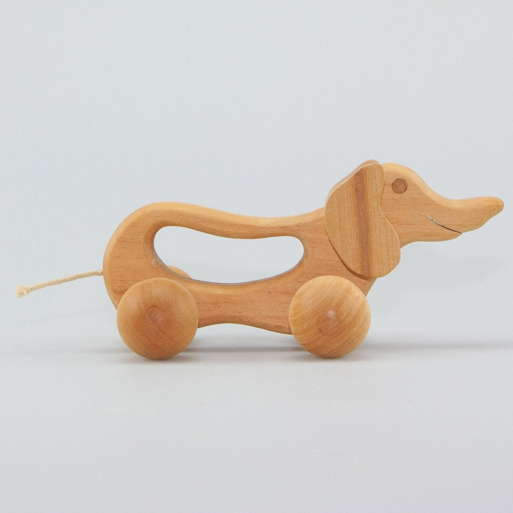 Holz Hund von Estia Holzspielwaren für Babys und Kleinkinder · Bio Spielzeug