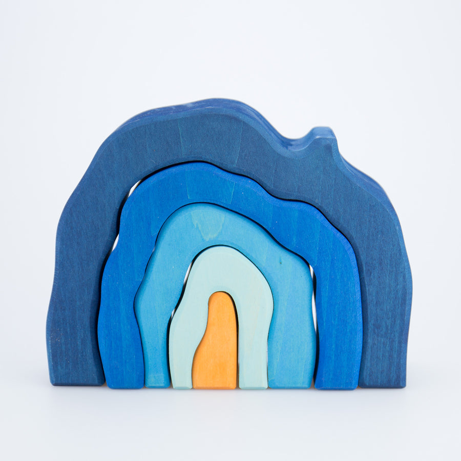 Glückskäfer Höhlen-Set blau