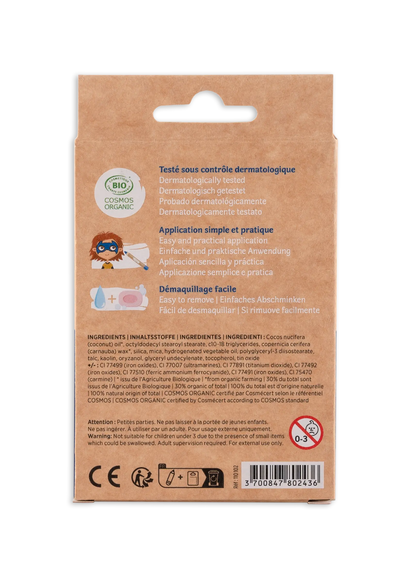 Schminkstifte für Kinder Jumbo Intergalaktische Welten, 6 Farben