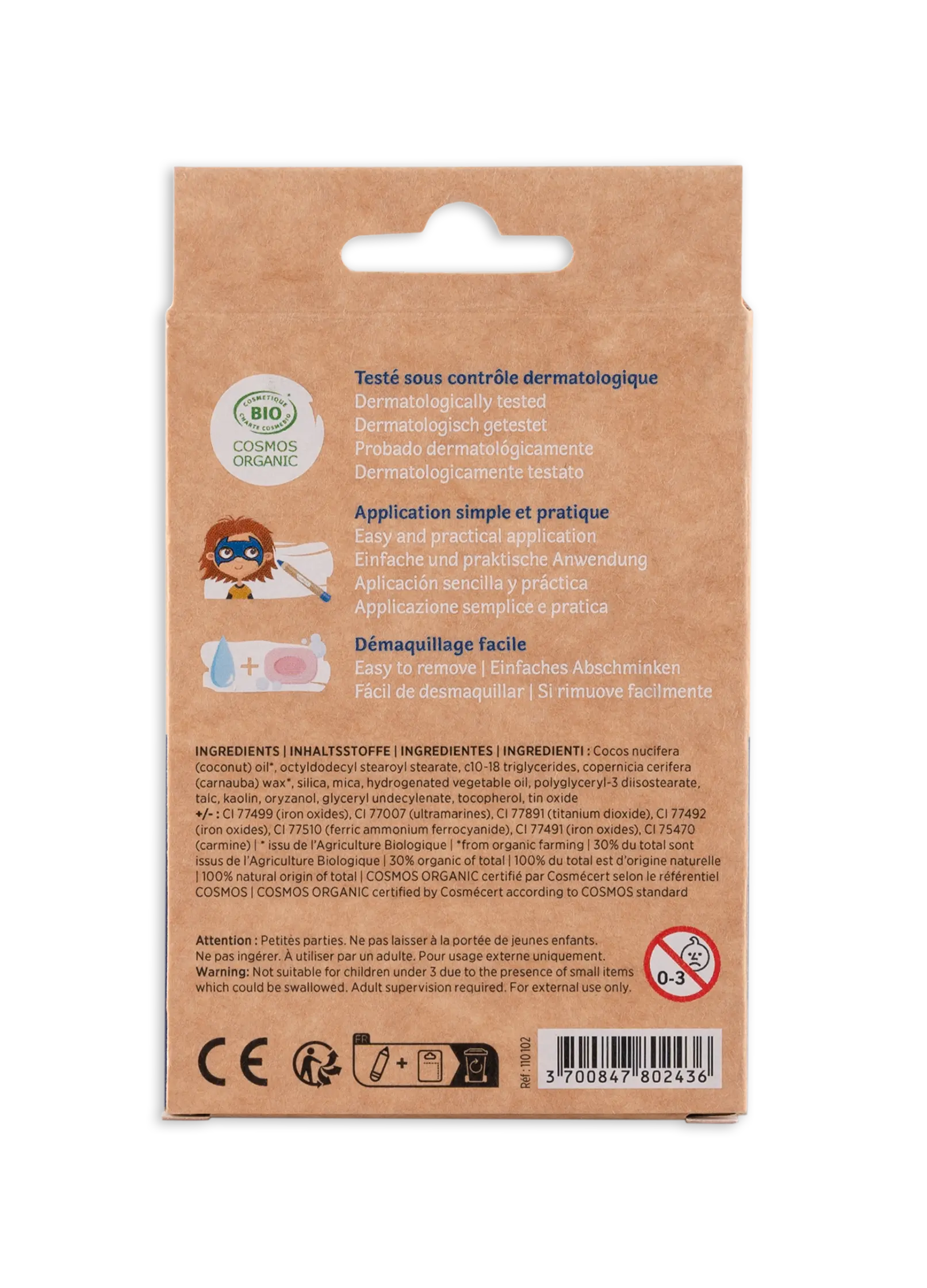 Schminkstifte für Kinder Jumbo Intergalaktische Welten, 6 Farben