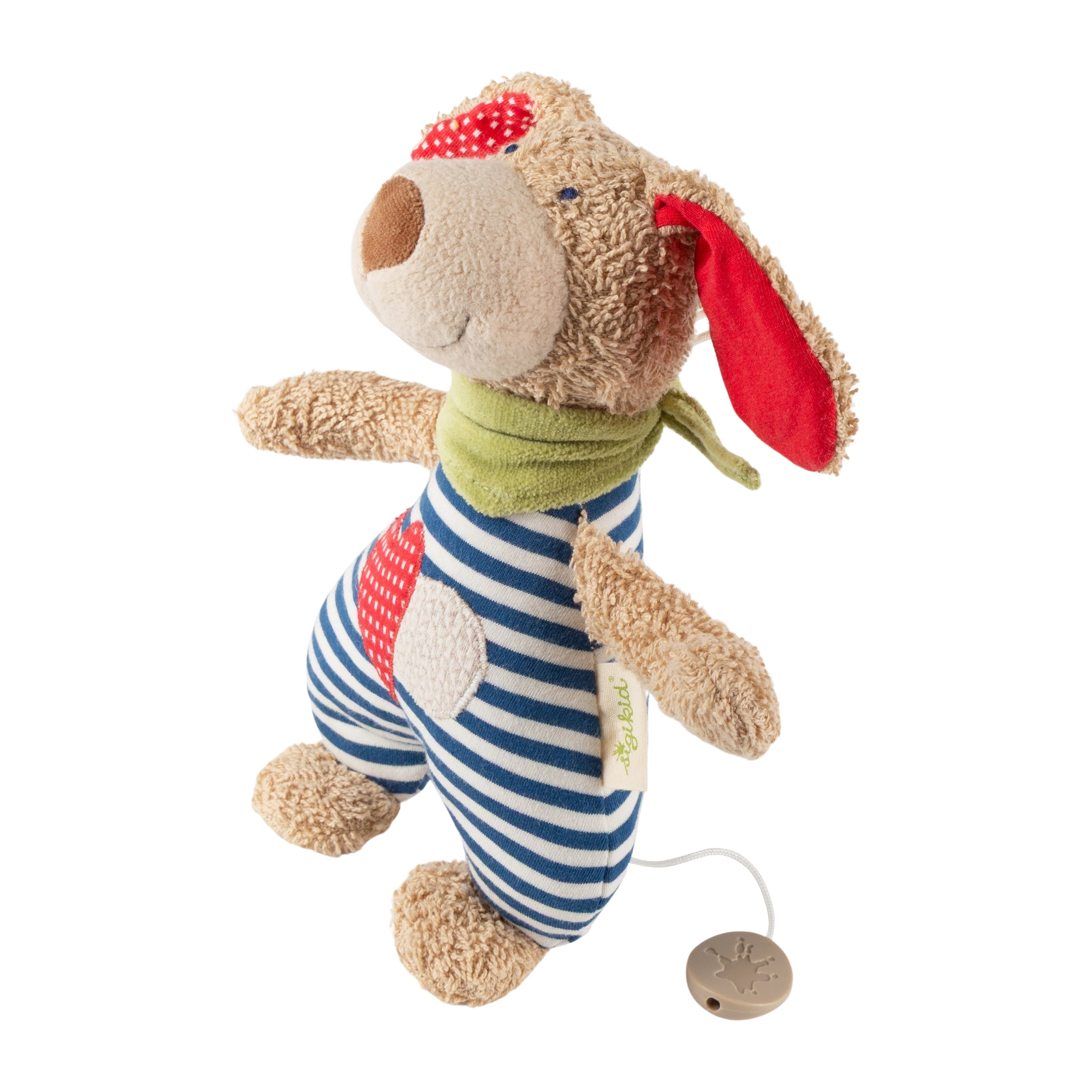 Bio-Spieluhr Hund von der Seite