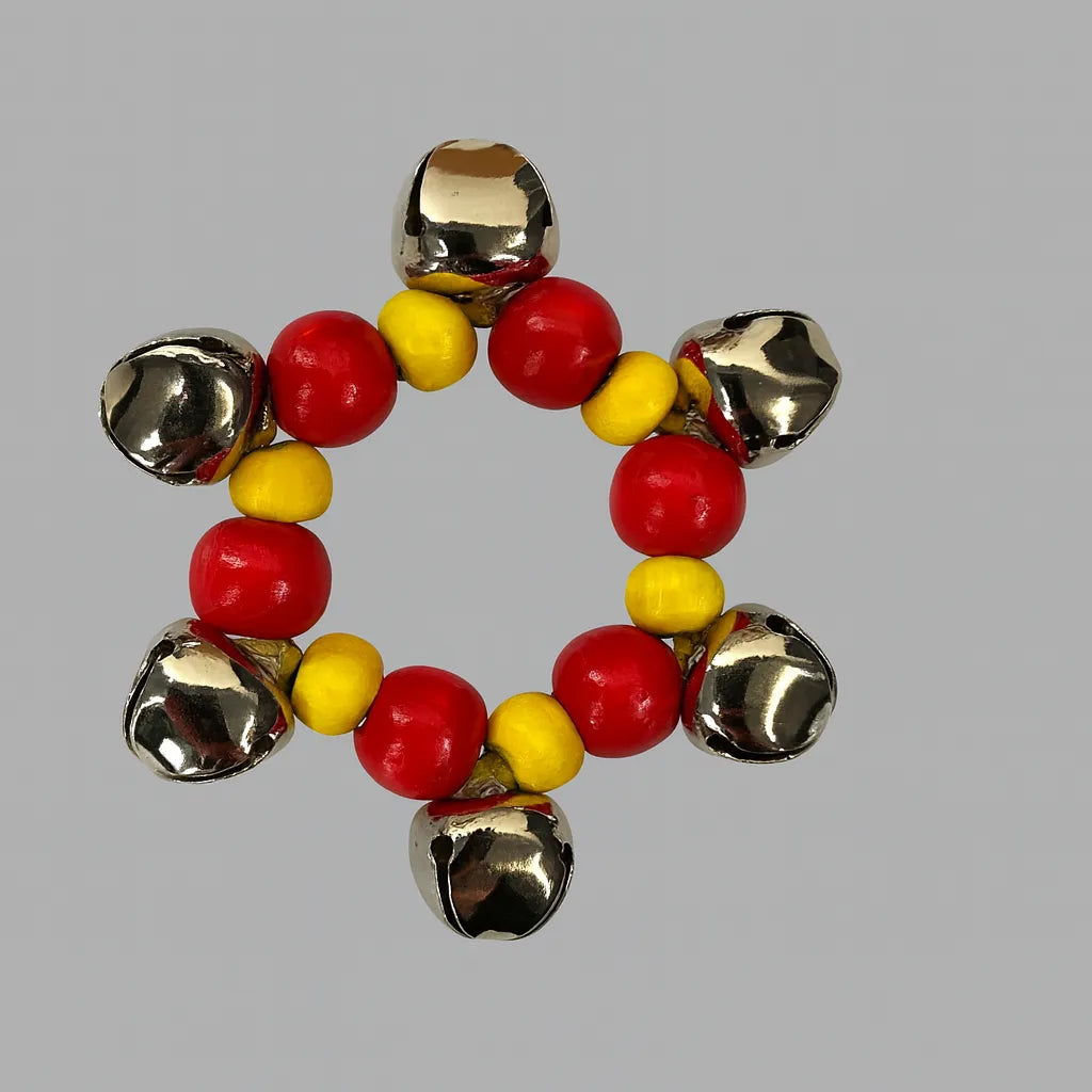 Buntes Schellenfußband 6 Medium