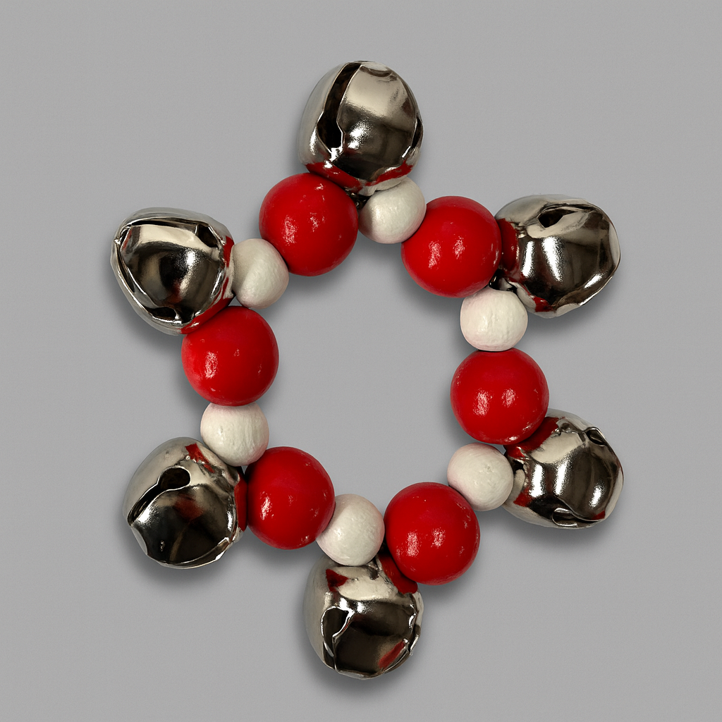 Buntes Schellenfußband 6 Medium