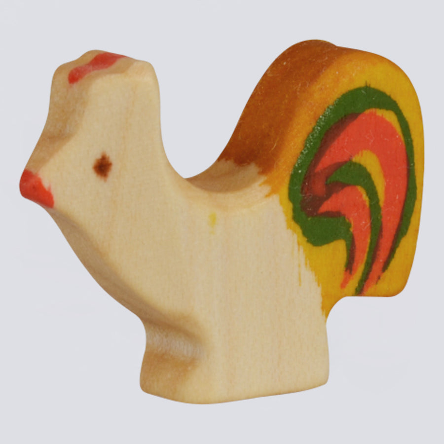 Holzfigur Gockel