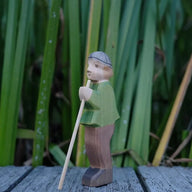 Holzwald Holzfigur Hirte