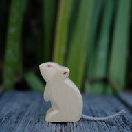 Holzwald Holzfigur Ratte