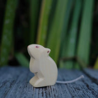 Holzwald Holzfigur Ratte