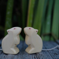 Holzwald Holzfigur Ratte