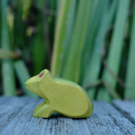 Holzwald Holzfigur Frosch