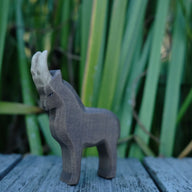 Holzwald Holzfigur Steinbock
