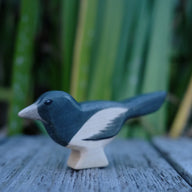 Holzwald Holzfigur Elster