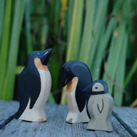Holzwald Holzfigur Pinguin