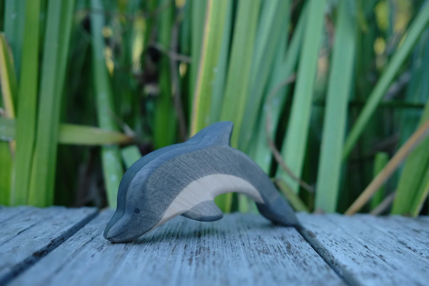 Holzwald Holzfigur Delfin