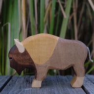 Holzwald Holzfigur Bison