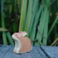 Holzwald Holzfigur Hase sitzend