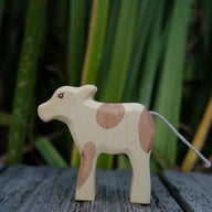 Holzwald Holzfigur Kalb