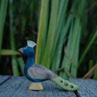 Holzwald Holzfigur Pfau