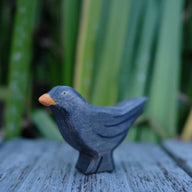 Holzwald Holzfigur Amsel