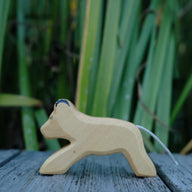 Holzwald Holzfigur Löwe klein