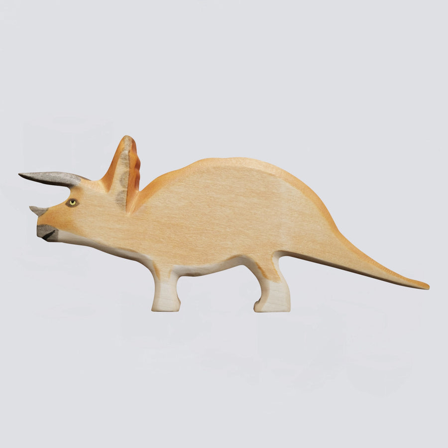 Holzwald Holzfigur Triceratops 2