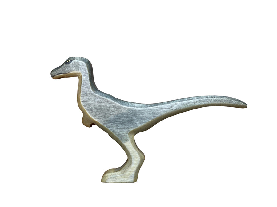 Holzwald Holzfigur Velociraptor