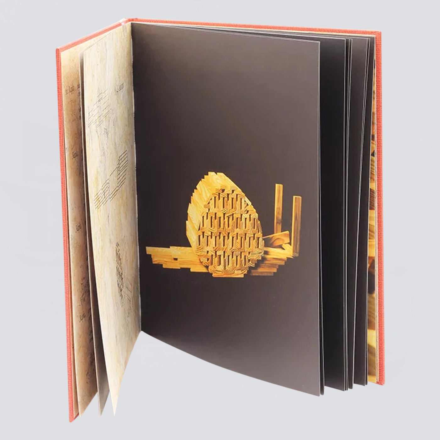 Kapla Kunstbuch rot Künftige Baumeister