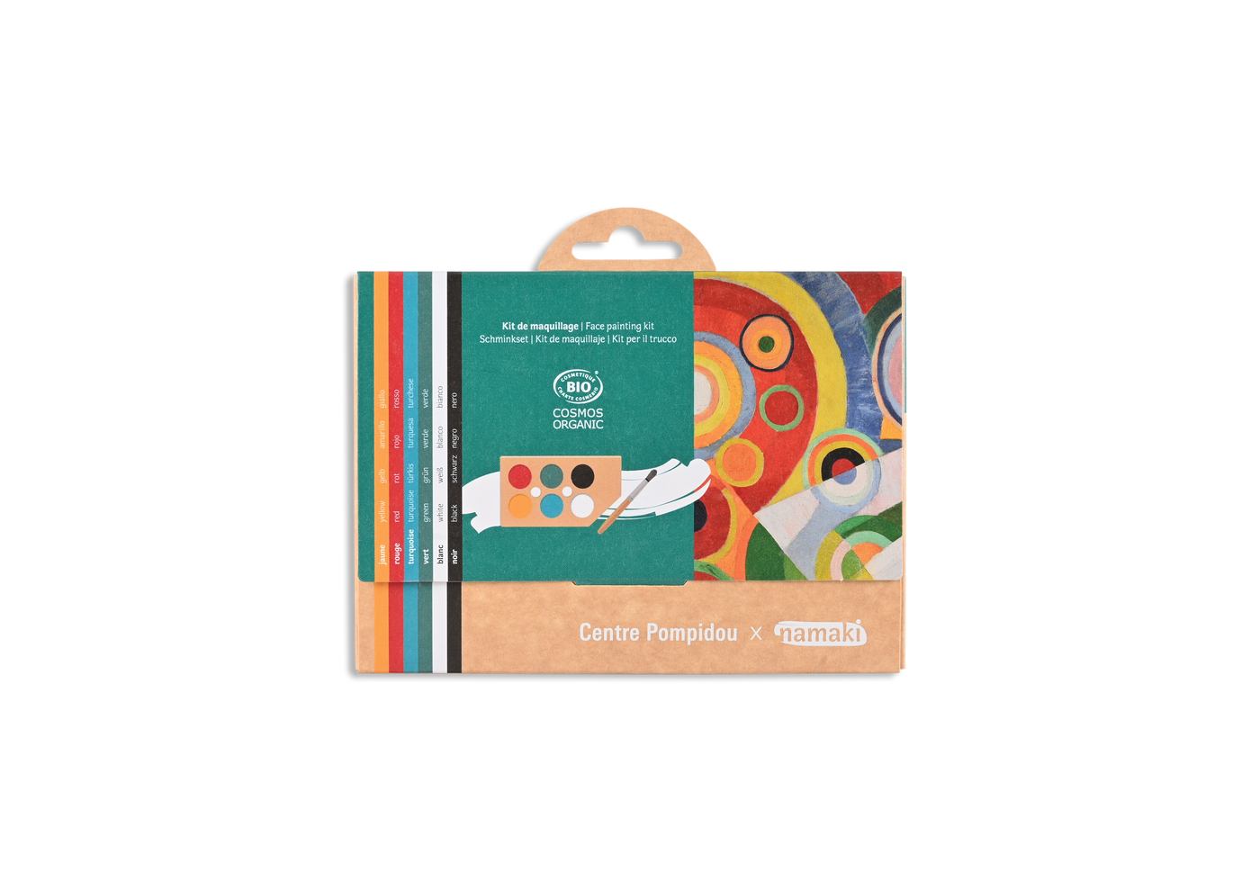 Schminkpalette für Kinder - 6 Farben - Centre Pompidou x Namaki