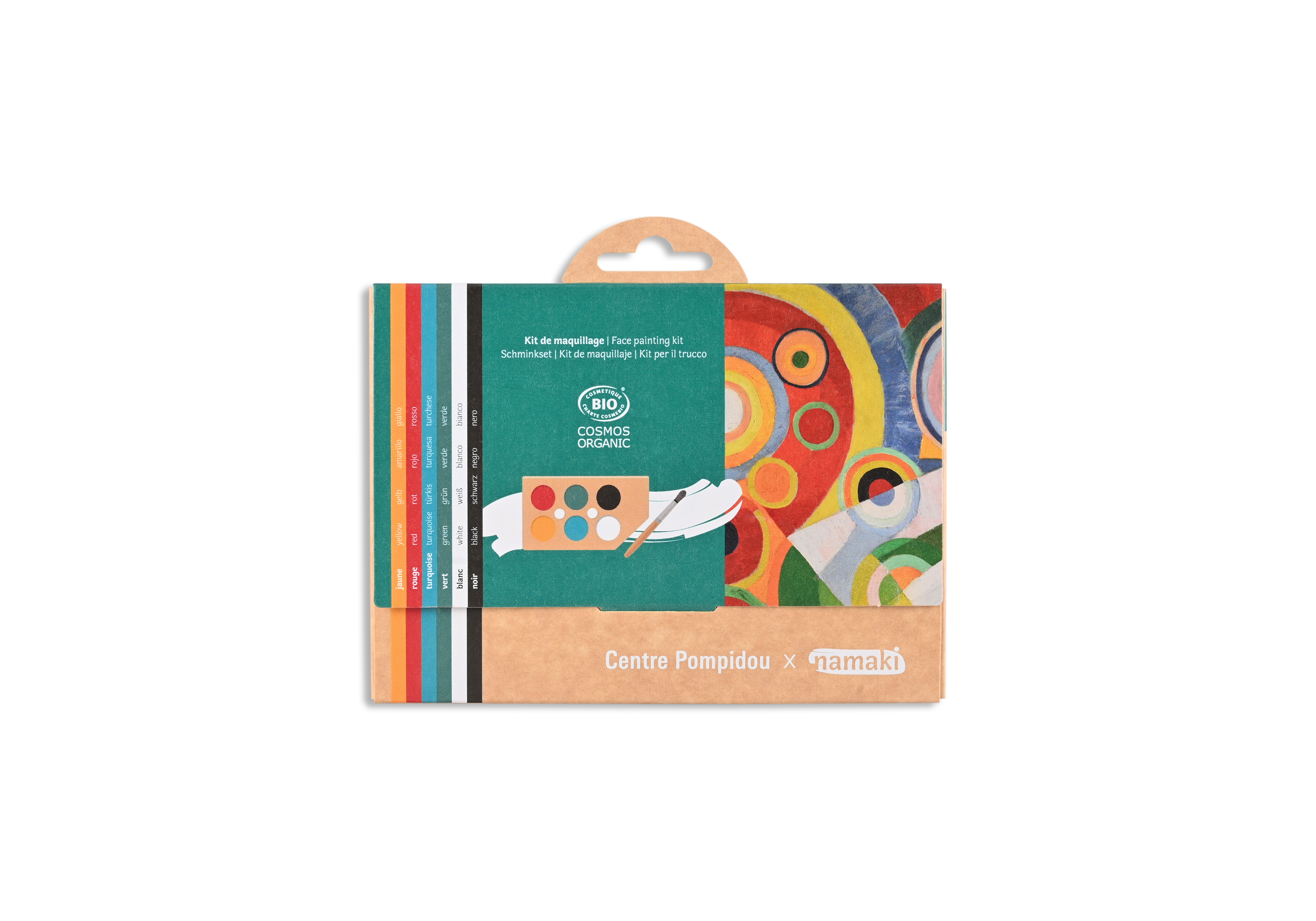 Schminkpalette für Kinder - 6 Farben - Centre Pompidou x Namaki