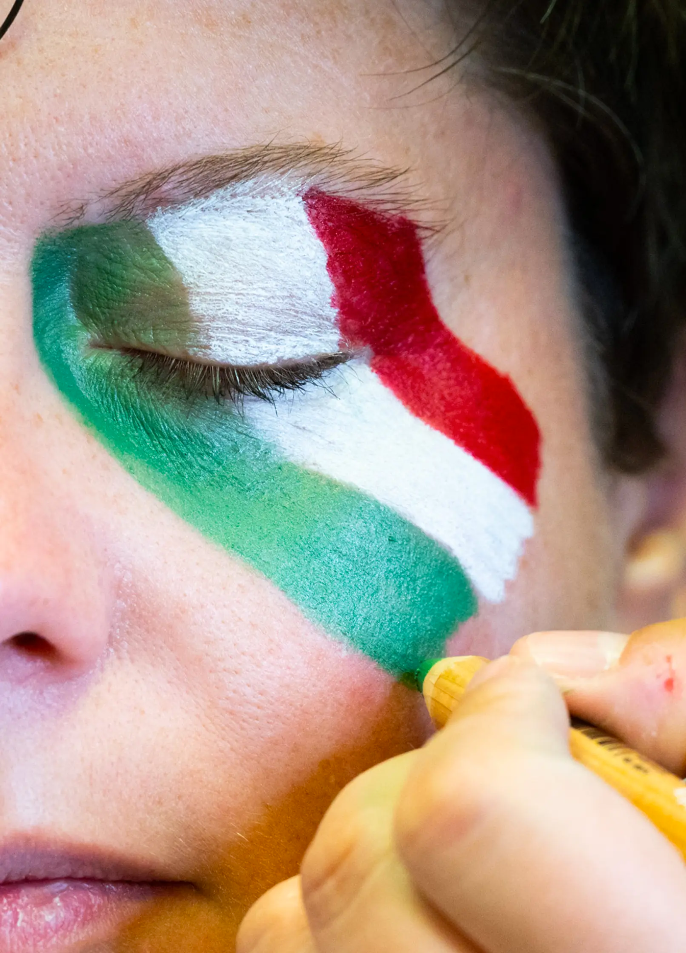 Schminkstifte für Kinder Jumbo, Fans grün-weiss-rot