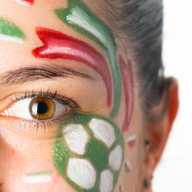 Schminkstifte für Kinder Jumbo, Fans grün-weiss-rot