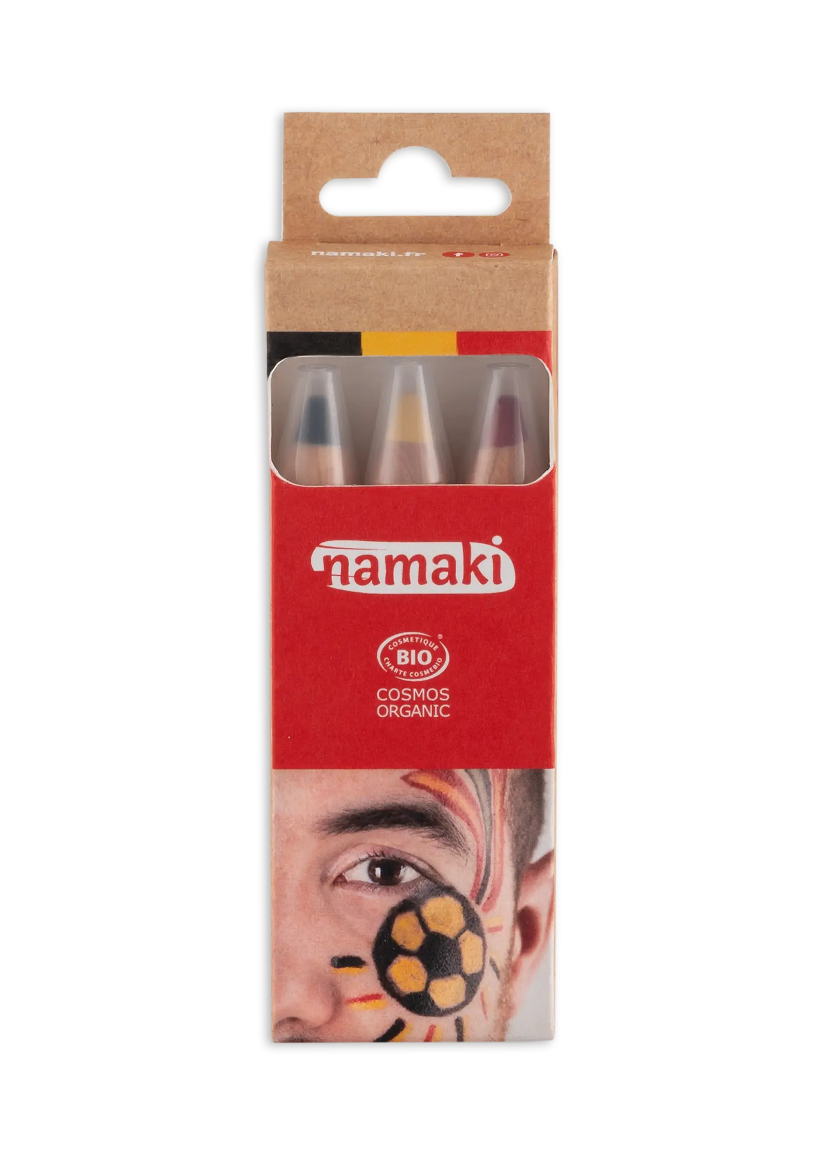 Schminkstifte für Kinder Jumbo, Fans schwarz-gelb-rot