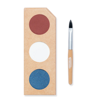 Schminkpalette für Kinder - 3 Farben, Clown & Harlekin