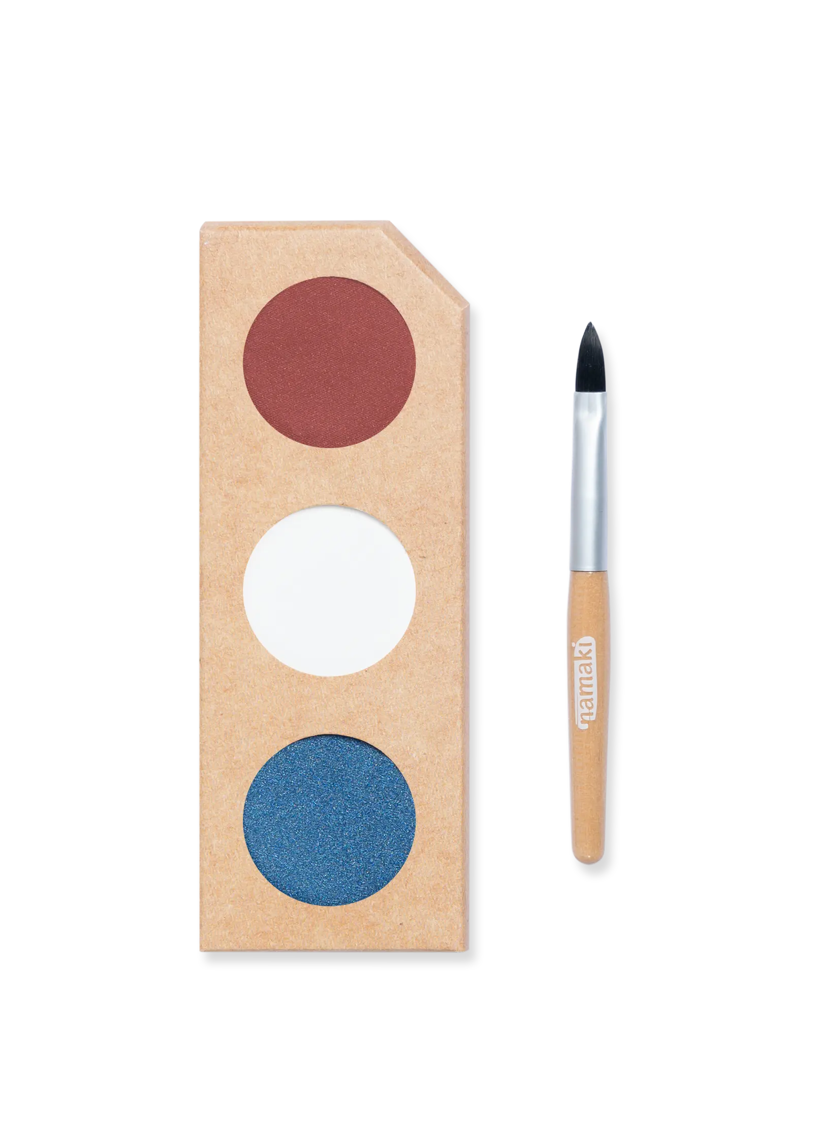 Schminkpalette für Kinder - 3 Farben, Clown & Harlekin