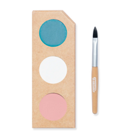 Schminkpalette für Kinder - 3 Farben, Prinzessin & Einhorn