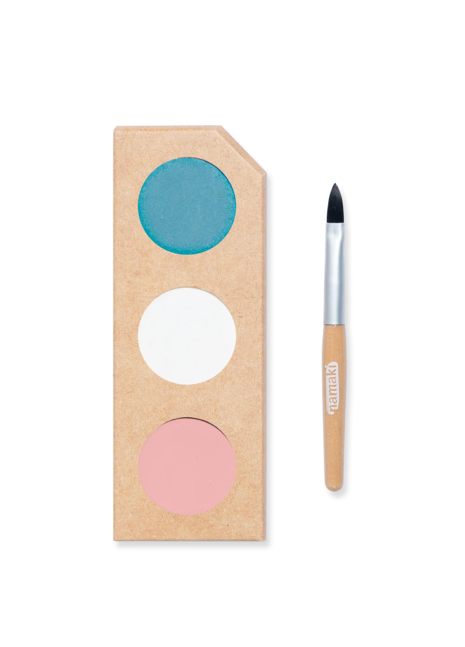 Schminkpalette für Kinder - 3 Farben, Prinzessin & Einhorn