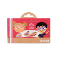 Schminkpalette für Kinder - 3 Farben, Fee & Schmetterling