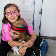 Schminkpalette für Kinder - 3 Farben, Fee & Schmetterling