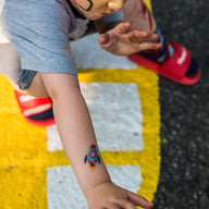 Schminkpalette für Kinder - 3 Farben, Ninja & Superheld