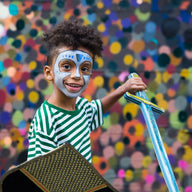 Schminkpalette für Kinder - 3 Farben, Ritter & Superheld