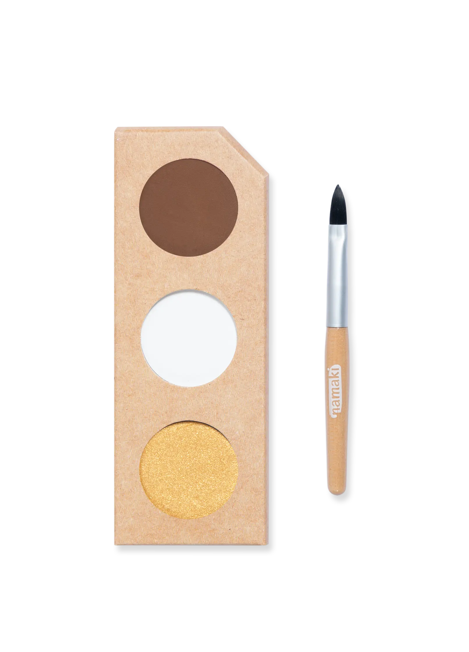 Schminkpalette für Kinder - 3 Farben, Löwe & Giraffe