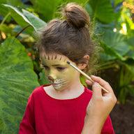 Schminkpalette für Kinder - 3 Farben, Löwe & Giraffe