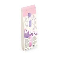 Haarmascara Doppel-Applikator - Rosa & Violett