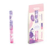 Haarmascara Doppel-Applikator - Rosa & Violett