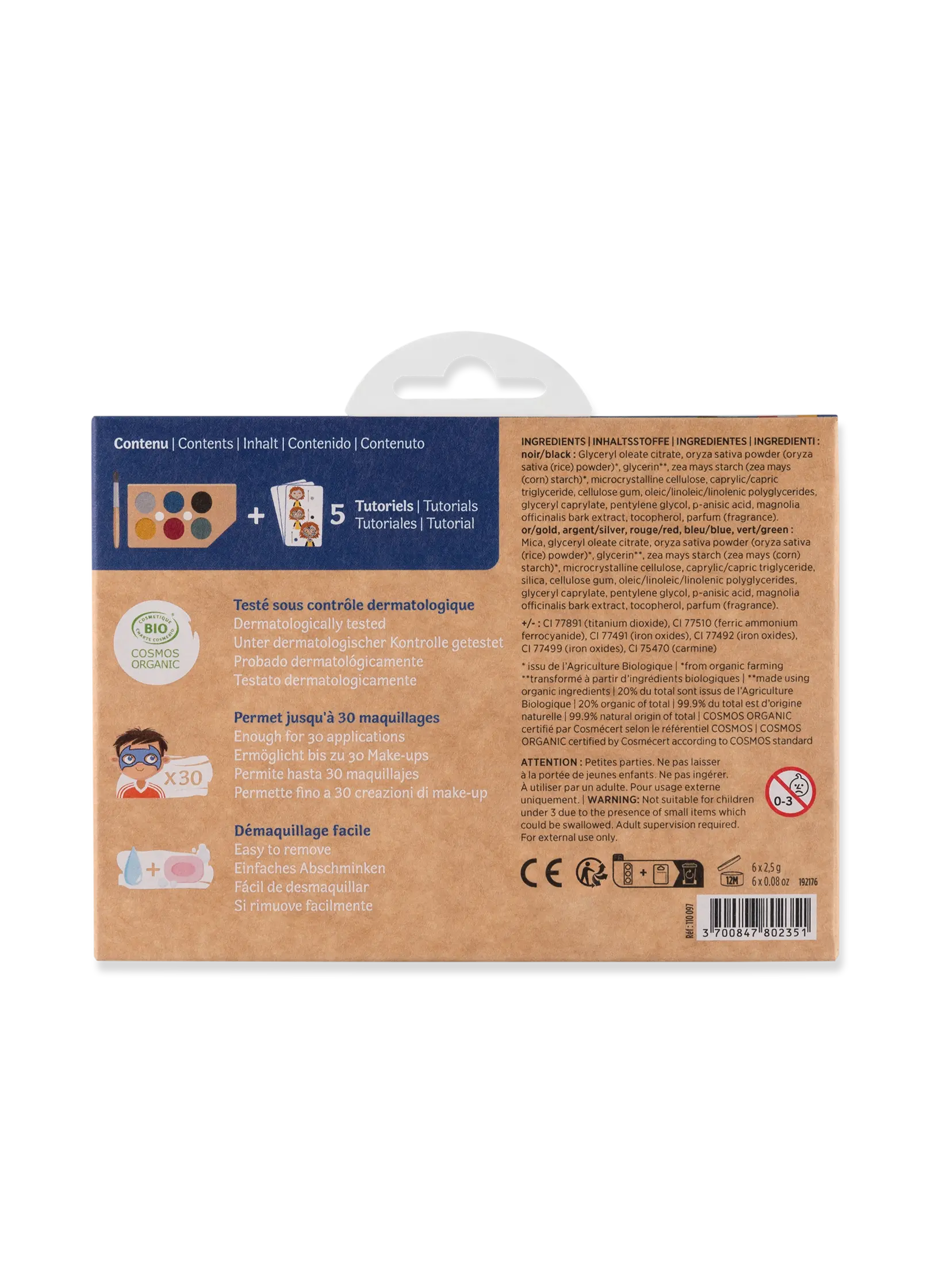 Schminkpalette für Kinder - 6 Farben, Intergalaktische Welten