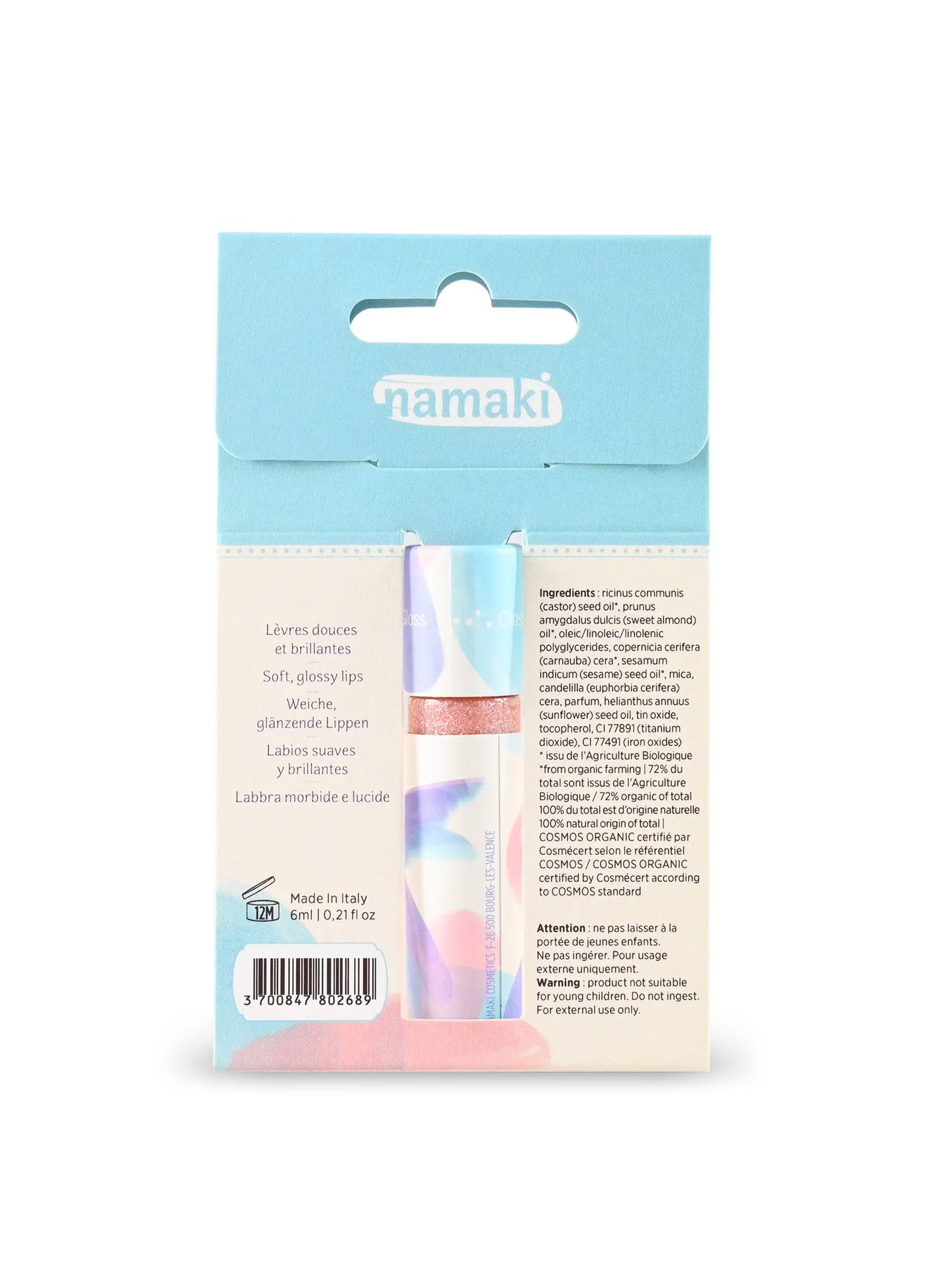 Lipgloss - Glitzer Rosa